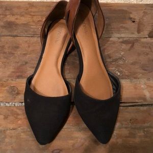 Two tone d’orsay flats
